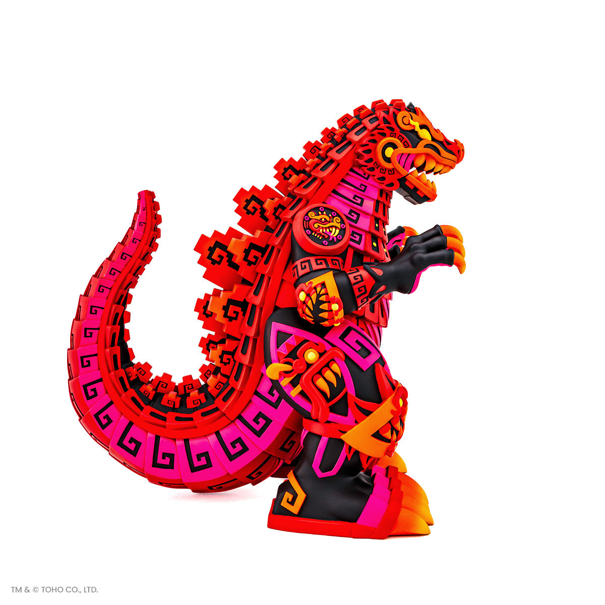 Godzilla - Vinyl Designer Figure by Urban Aztec - Burning Variant Timed Edition