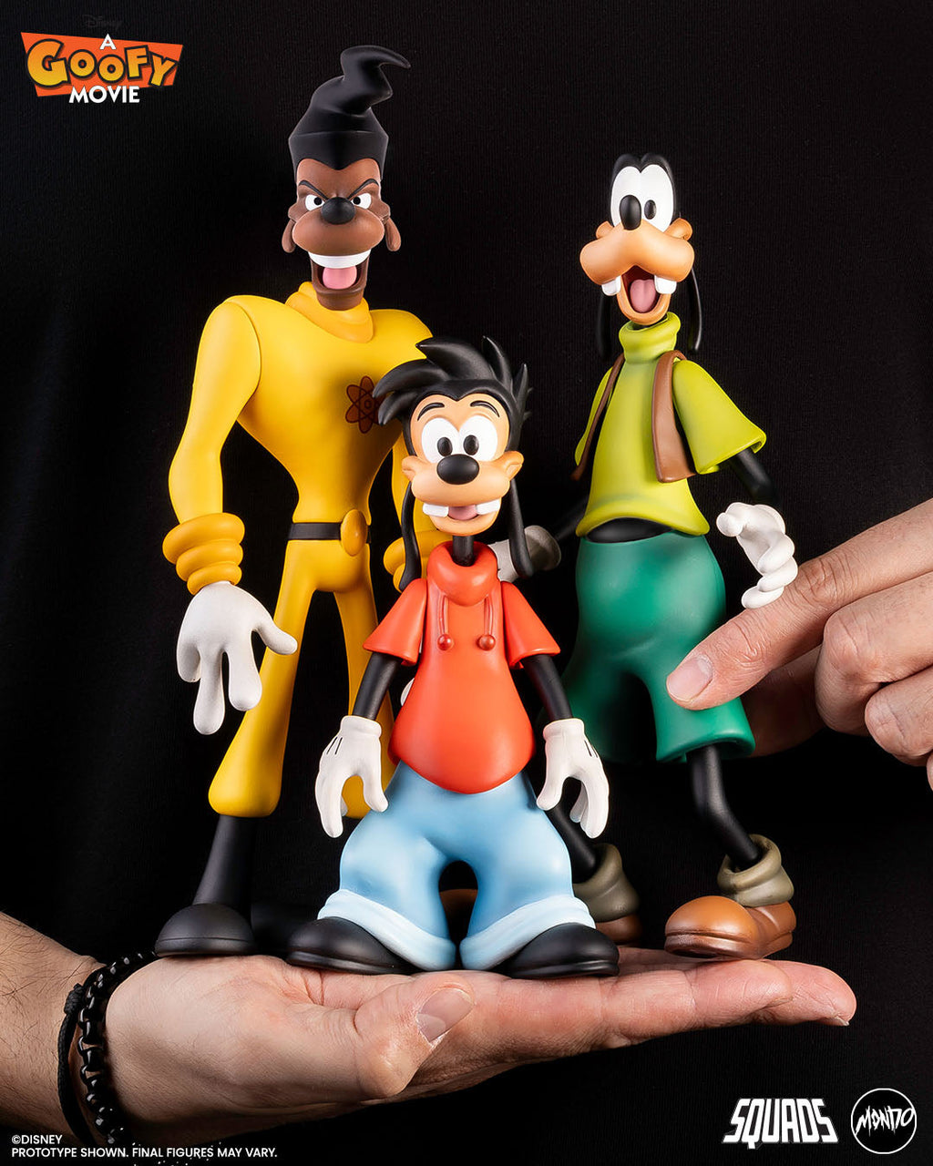 A Goofy Movie - Powerline, Max, & Goofy Figure Set - Limited Edition