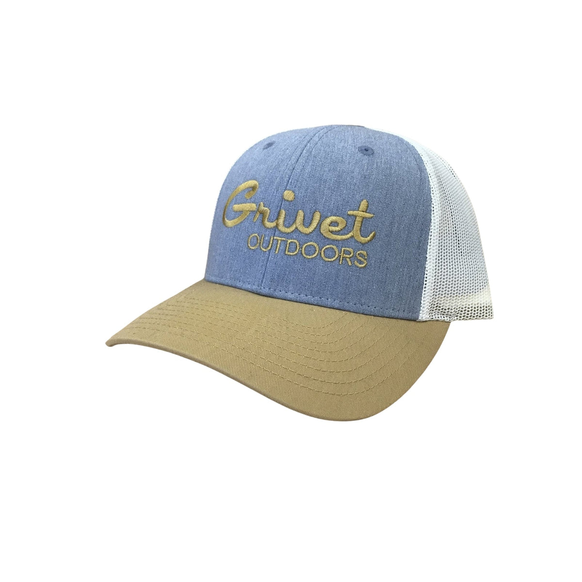 Grivet Outdoors Retro Grivet Embroidery Mesh Trucker Hat