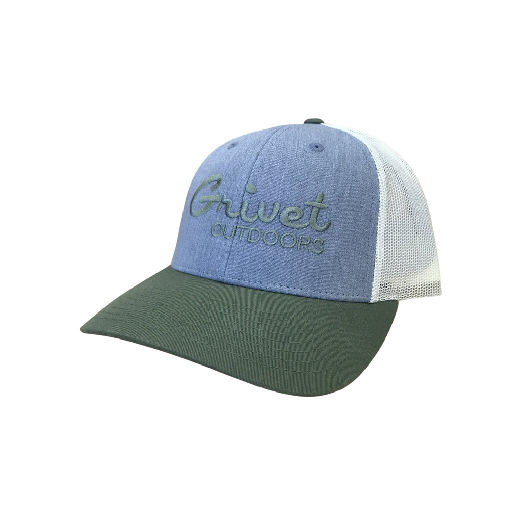 Grivet Outdoors Retro Grivet Embroidery Mesh Trucker Hat