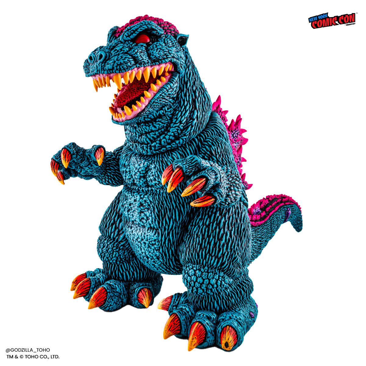 Godzilla - Designer Vinyl Figure by James Groman - Psychedelic Variant