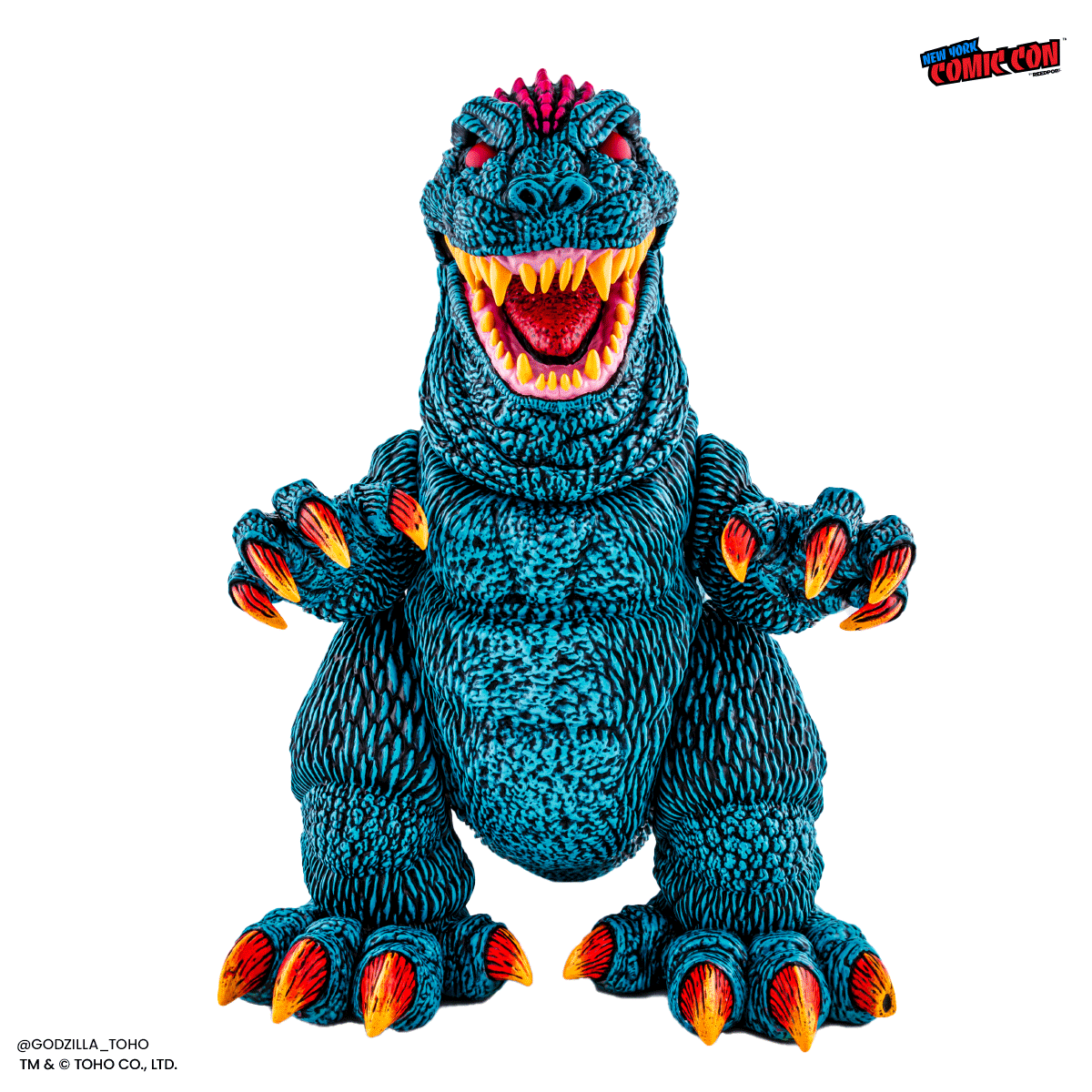 Godzilla - Designer Vinyl Figure by James Groman - Psychedelic Variant