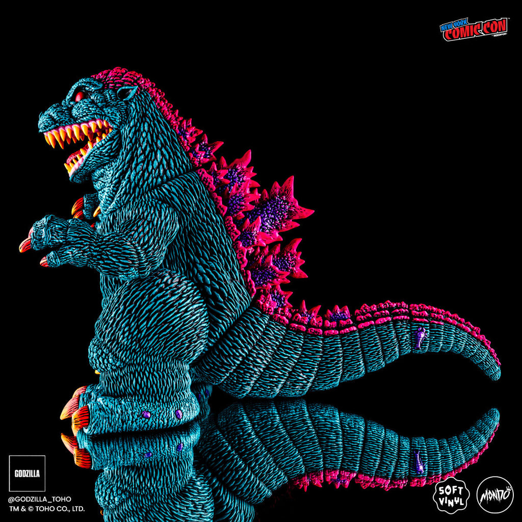 Godzilla - Designer Vinyl Figure by James Groman - Psychedelic Variant