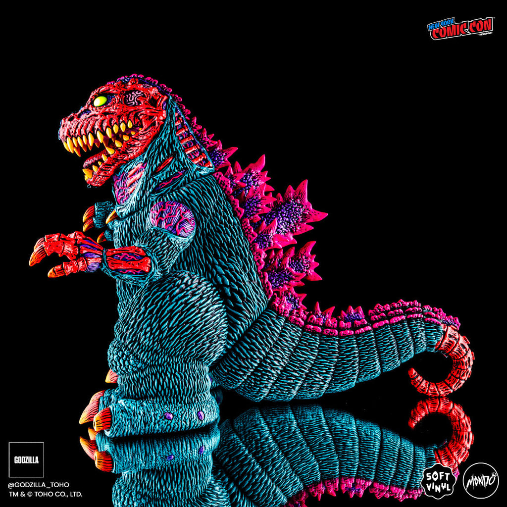 Godzilla - Designer Vinyl Figure by James Groman - Psychedelic Variant