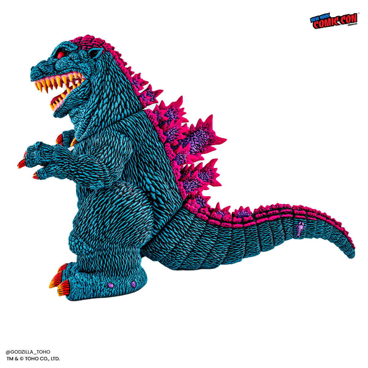 Godzilla - Designer Vinyl Figure by James Groman - Psychedelic Variant