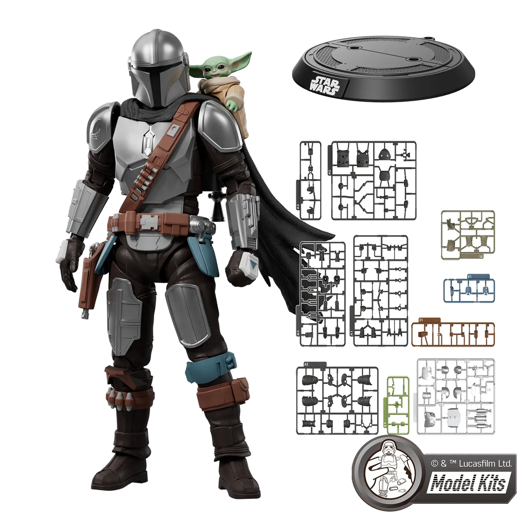 STAR WARS: THE MANDALORIAN & GROGU™ CHAMPION CLASS 05 DIN DJARIN™ & GROGU™ MODEL KITS | BLOKEES