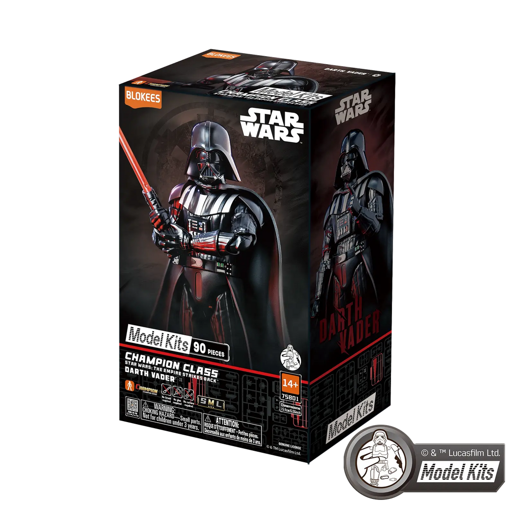 STAR WARS: THE EMPIRE STRIKES BACK™ CHAMPION CLASS 01 DARTH VADER™ MODEL KITS | BLOKEES