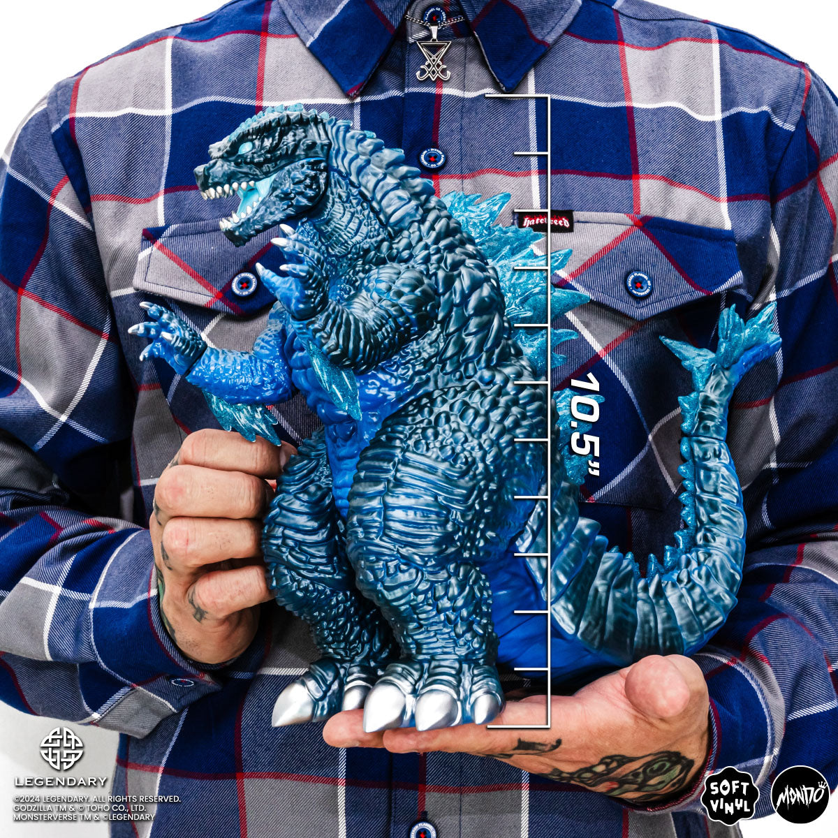 Godzilla x Kong: The New Empire - Godzilla Soft Vinyl - Energized Variant
