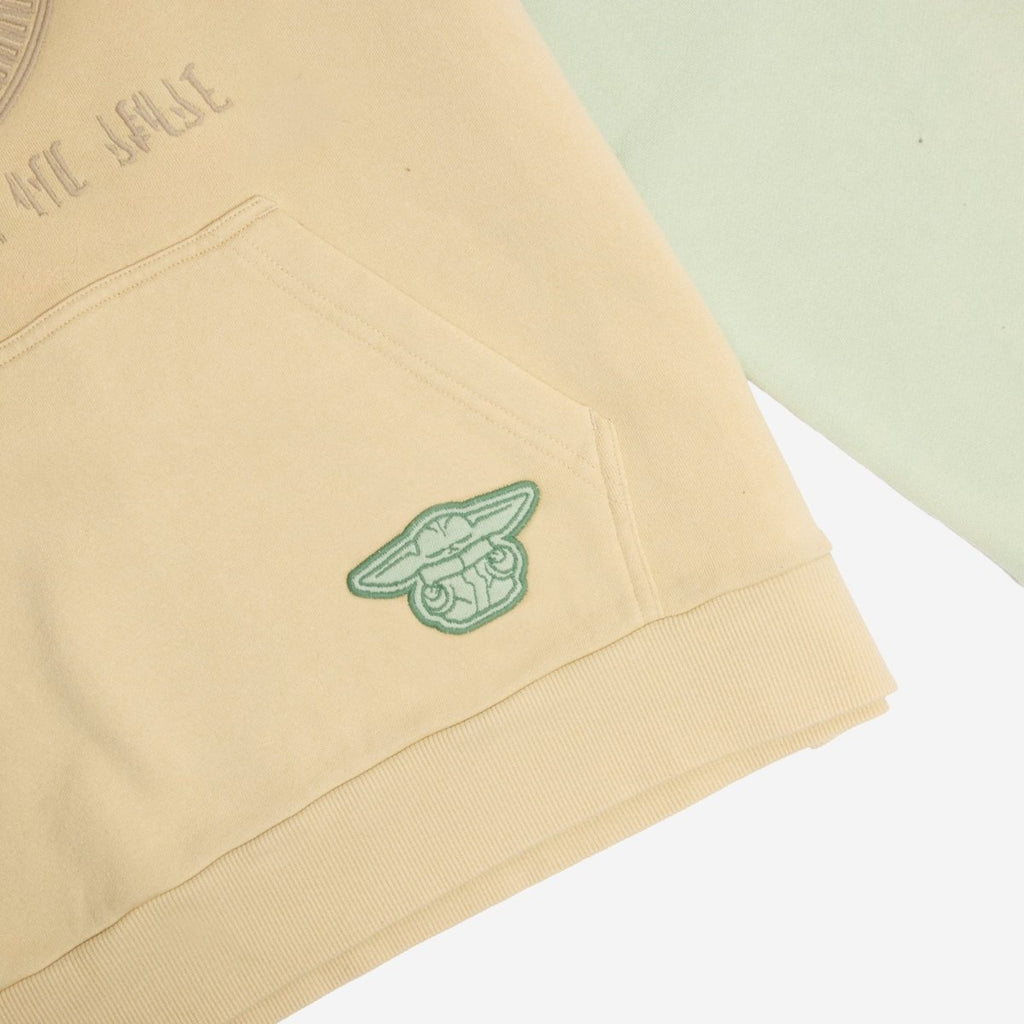 The Mandalorian & Grogu Embroidered Raglan Hoodie