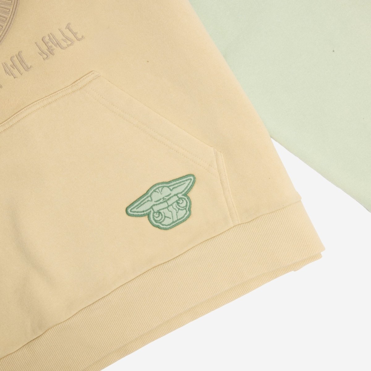 The Mandalorian & Grogu Embroidered Raglan Hoodie
