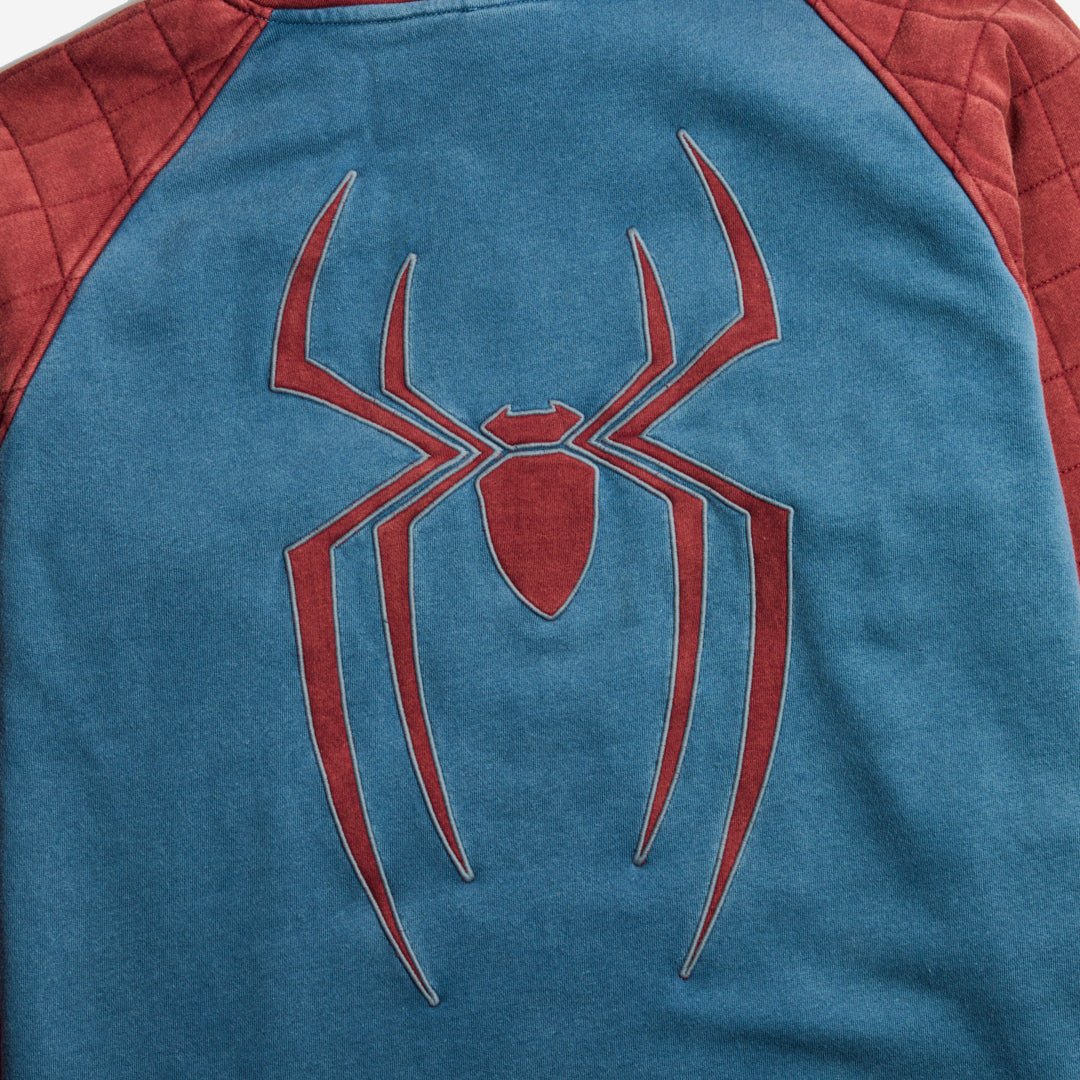 Spider-Man Quilted Sleeve Raglan Hoodie