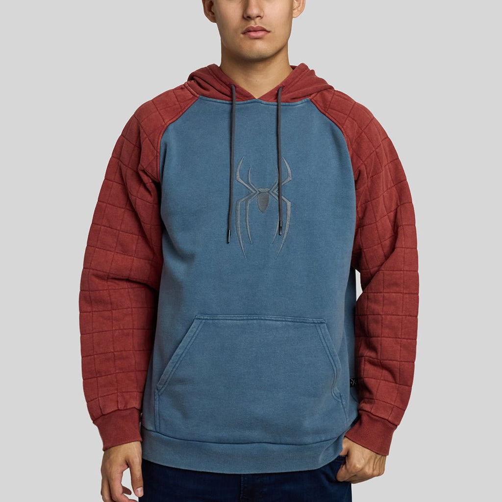 Spider-Man Quilted Sleeve Raglan Hoodie