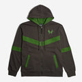 Doctor Doom Colorblock Zip-Up Hoodie