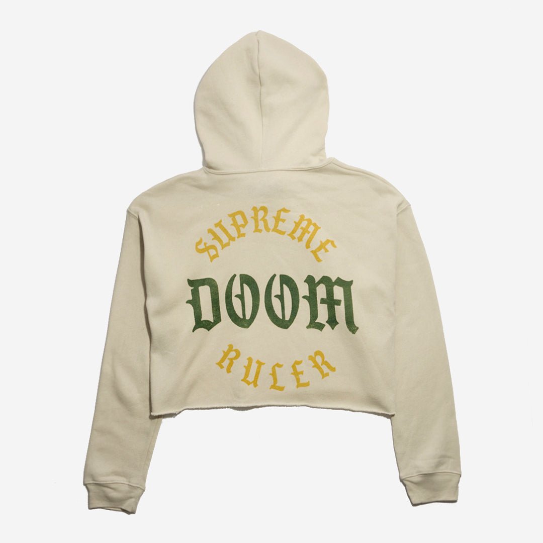 Supreme Ruler Doom Cropped Hoodie
