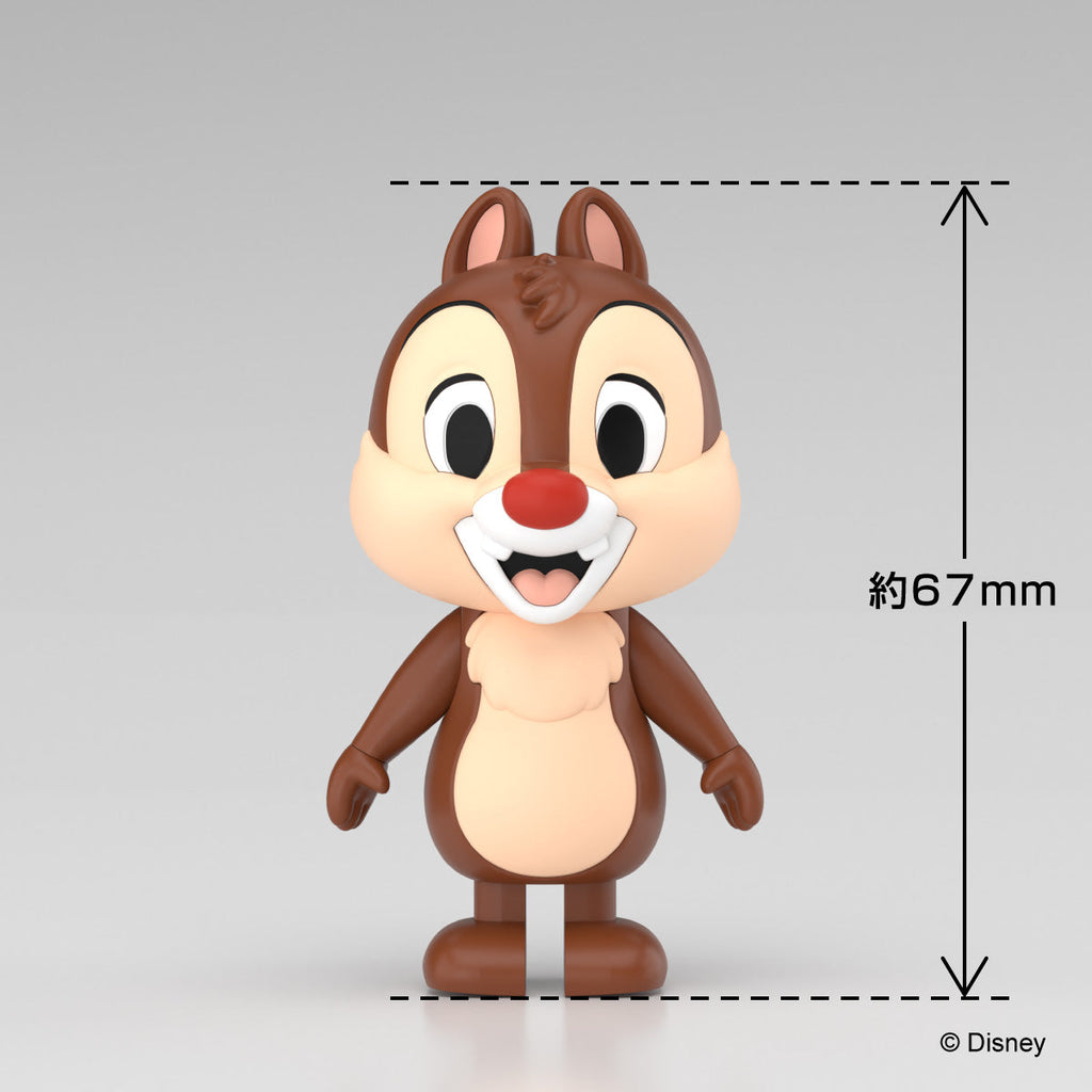 AOSHIMA Rakupura Tokotoko No.DP-12 Disney Character Chip & Dale Model Kit JAPAN