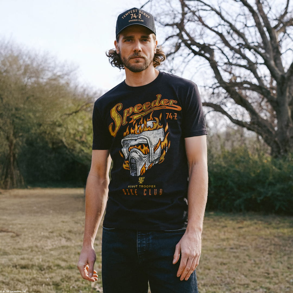 Speeder Bike Flames Classic Comfort Tee