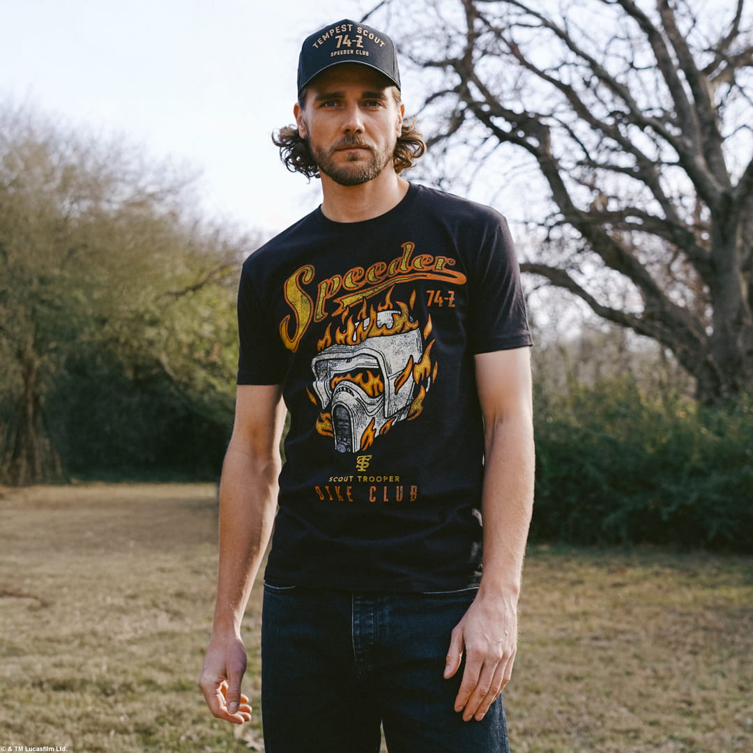 Speeder Bike Flames Classic Comfort Tee