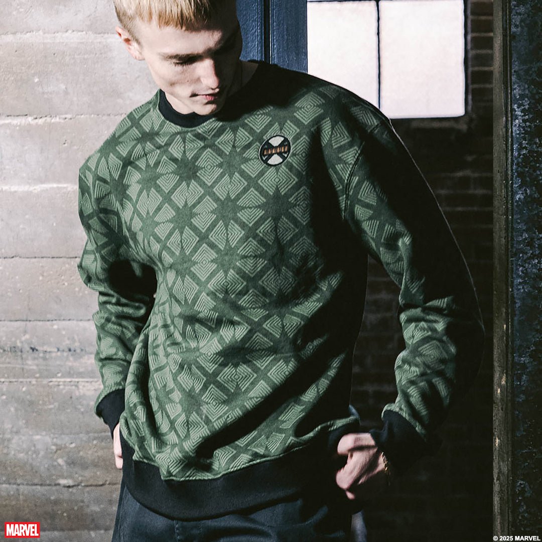 X-Men Rogue Green Crew Sweatshirt