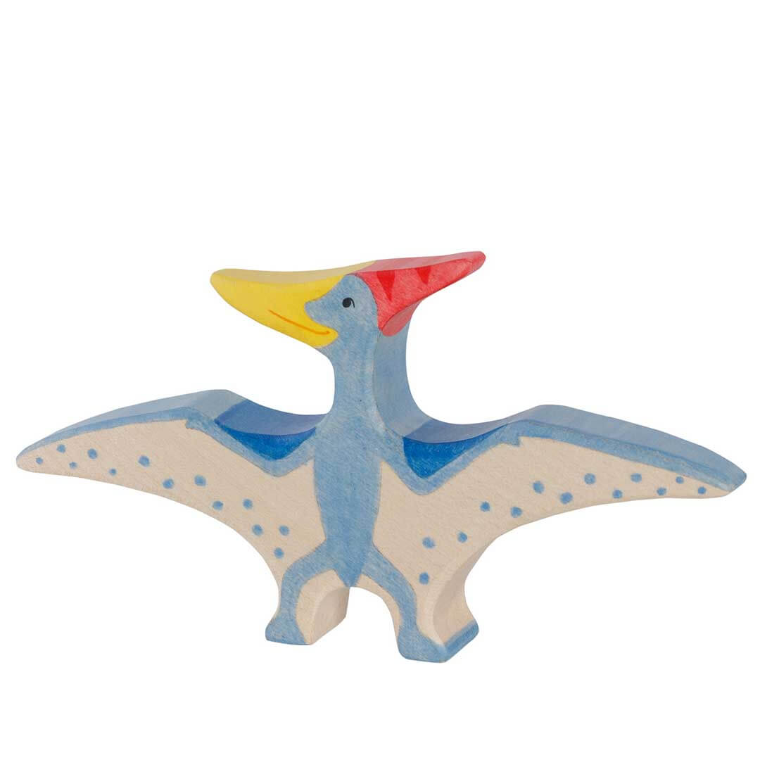 Holztiger Pteranodon Wooden Dinosaur Figure