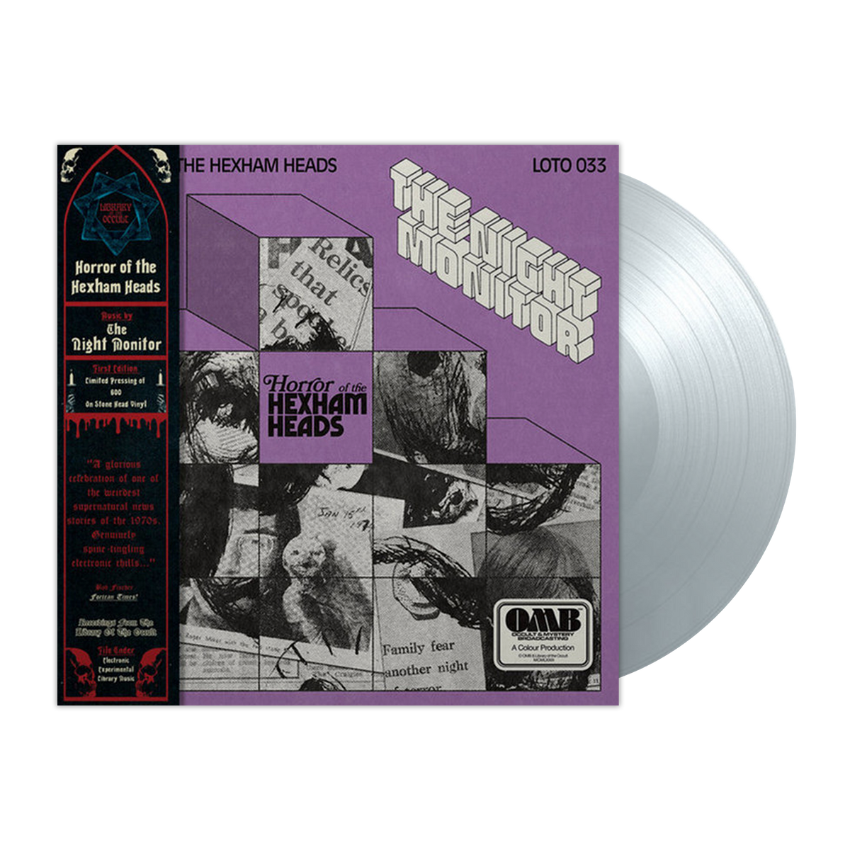 Horror of the Hexham Heads LP by The Night Monitor