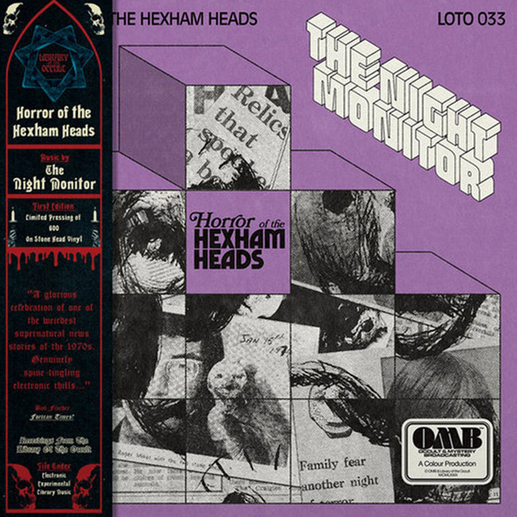 Horror of the Hexham Heads LP by The Night Monitor