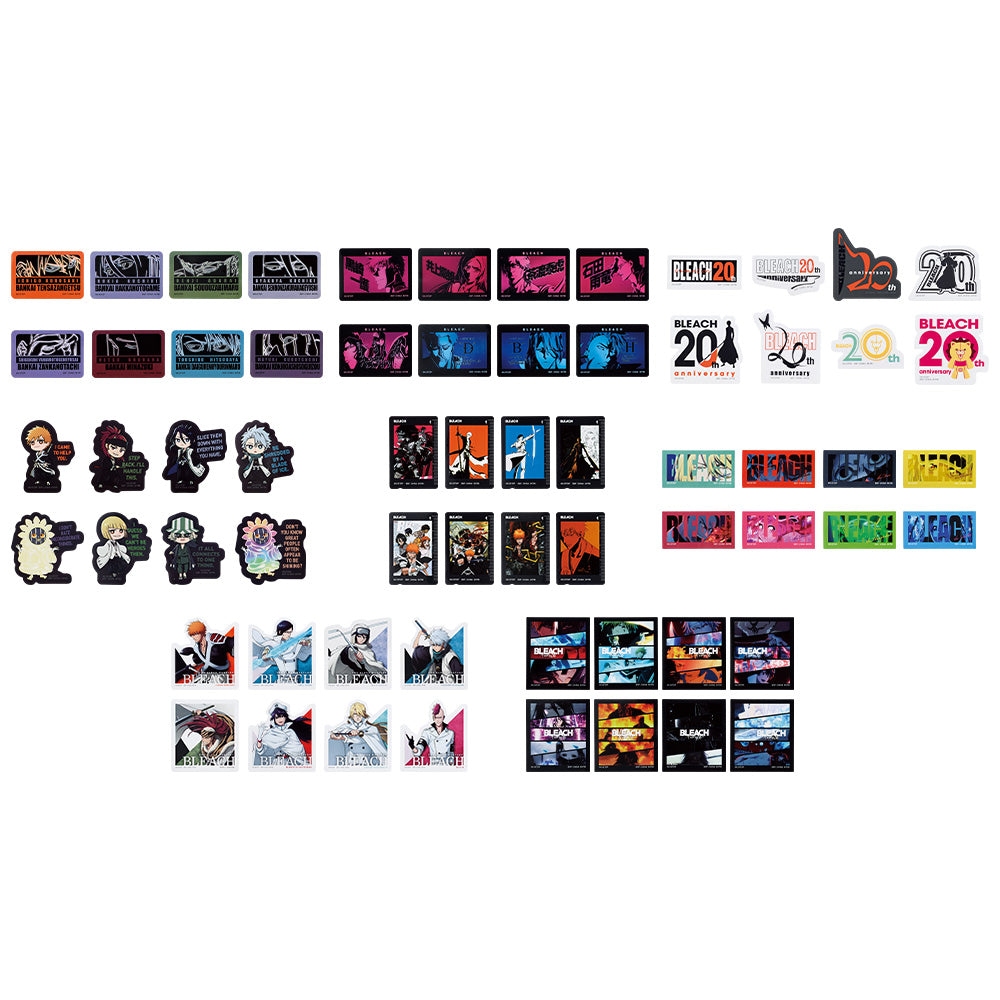 Ichiban Kuji Bleach - Stirring Souls VOL.1 - H Prize - Sticker Complete Set 8 Types