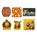 Ichiban Kuji Donkey Kong - H Prize - Zipper Bag Memo Collection - Complete Set of 6