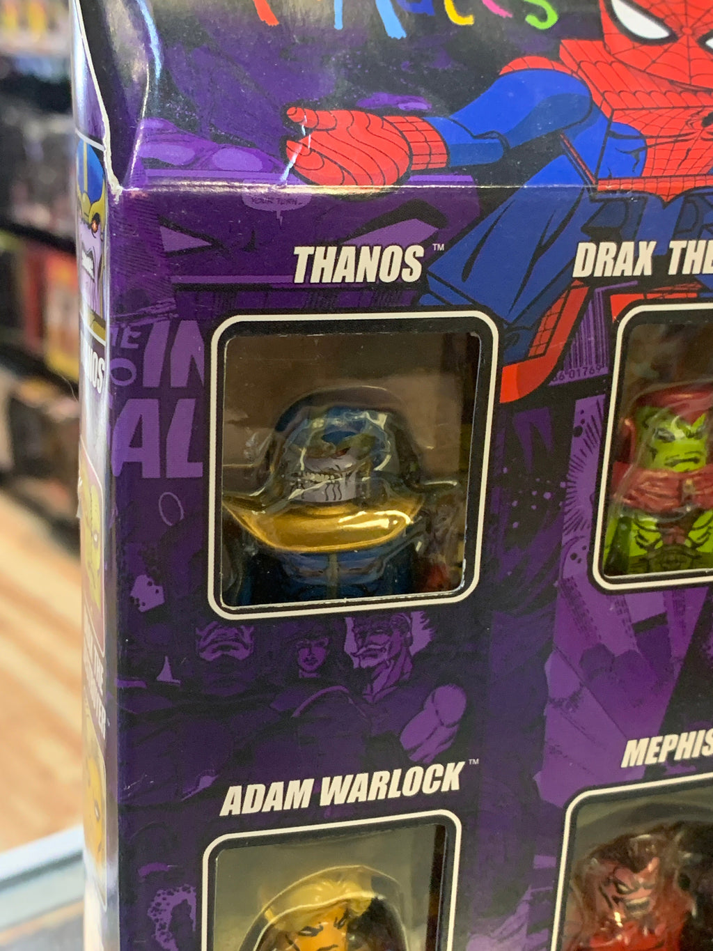 Infinity Gauntlet: Thanos Drax Warlock Mephisto (Marvel Minimates, Diamond Select) SEALED
