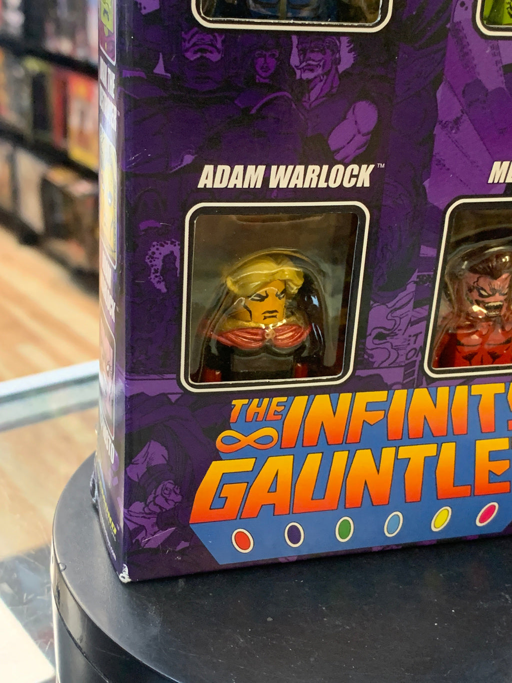 Infinity Gauntlet: Thanos Drax Warlock Mephisto (Marvel Minimates, Diamond Select) SEALED