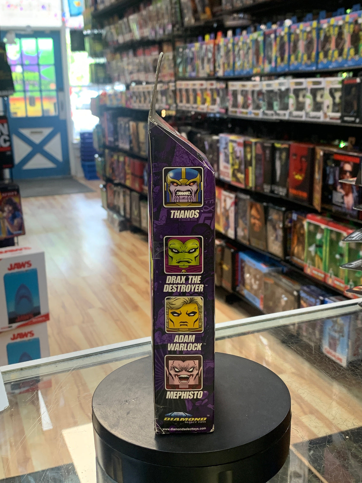 Infinity Gauntlet: Thanos Drax Warlock Mephisto (Marvel Minimates, Diamond Select) SEALED