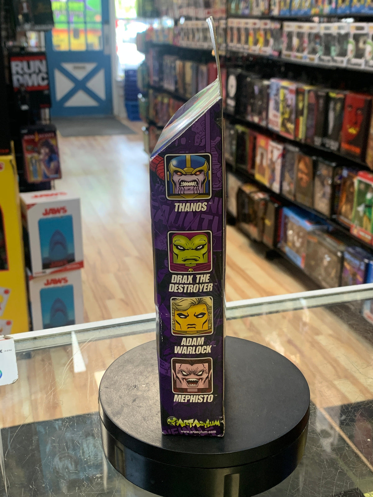Infinity Gauntlet: Thanos Drax Warlock Mephisto (Marvel Minimates, Diamond Select) SEALED