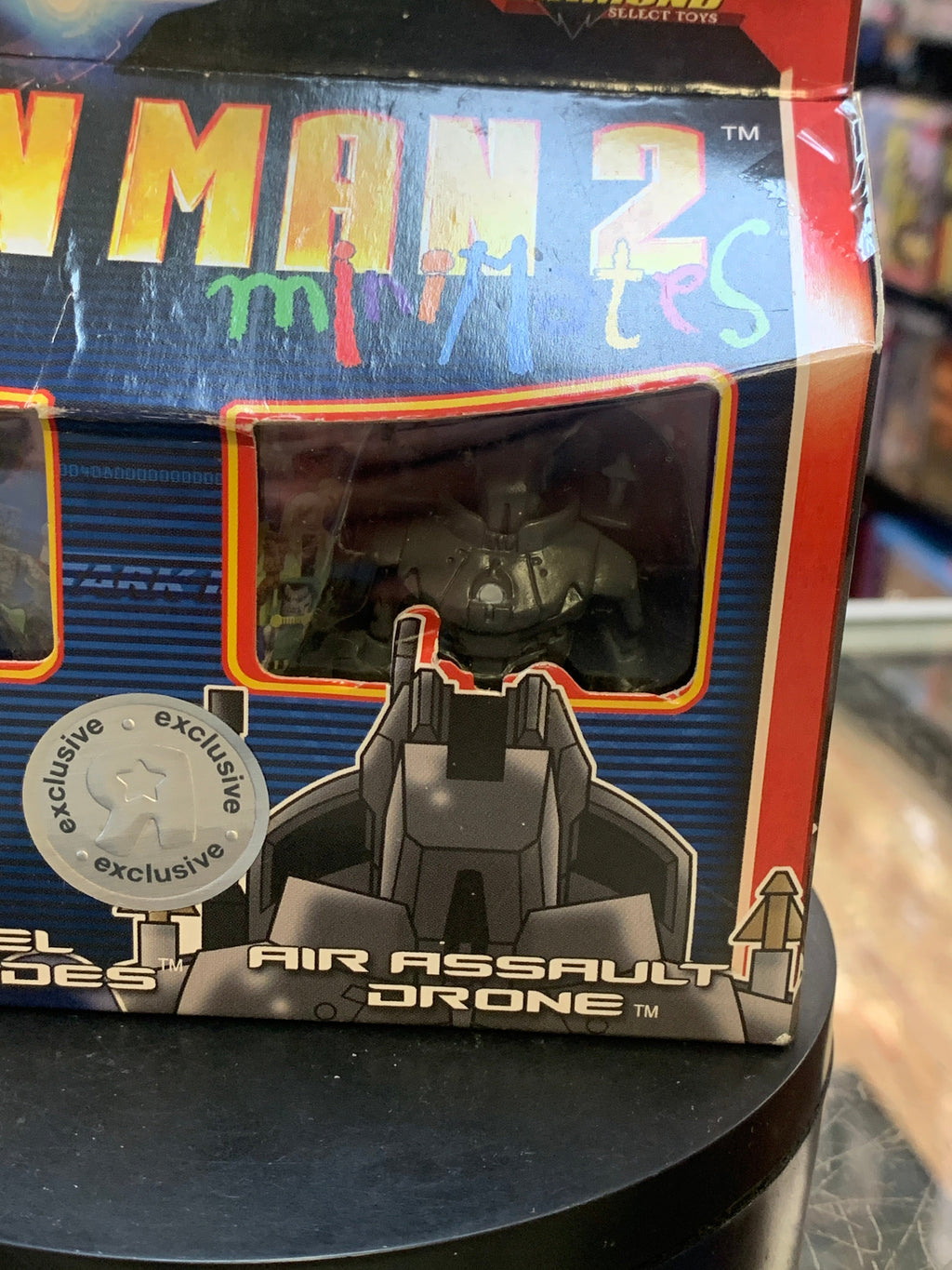 Lt James Rhodes & Air Assault Drone (Marvel Minimates, Diamond Select) SEALED