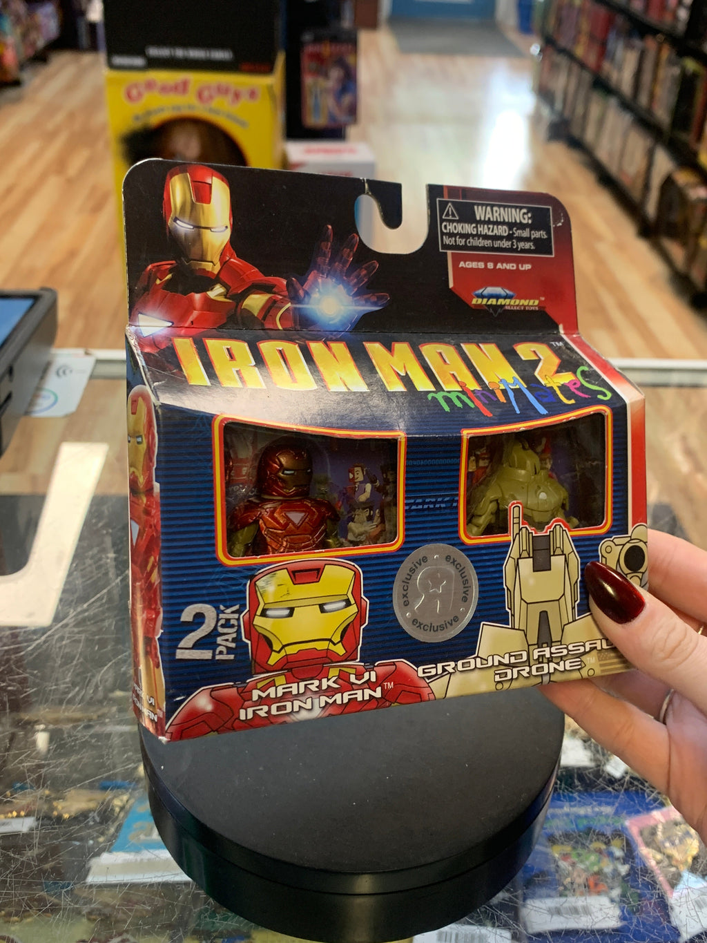 Mark VI Iron Man & Ground Assault Drone (Marvel Minimates, Diamond Select) SEALED (Copy)