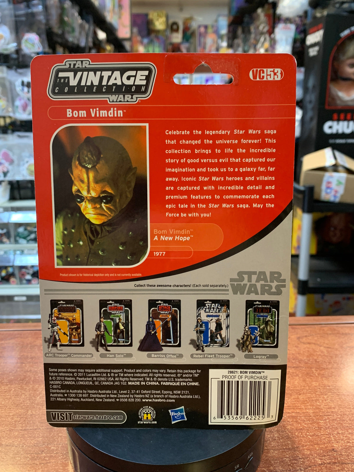Bom Vimdin Cantina Patron vc53 (Star Wars Vintage Collection, Hasbro) SEALED