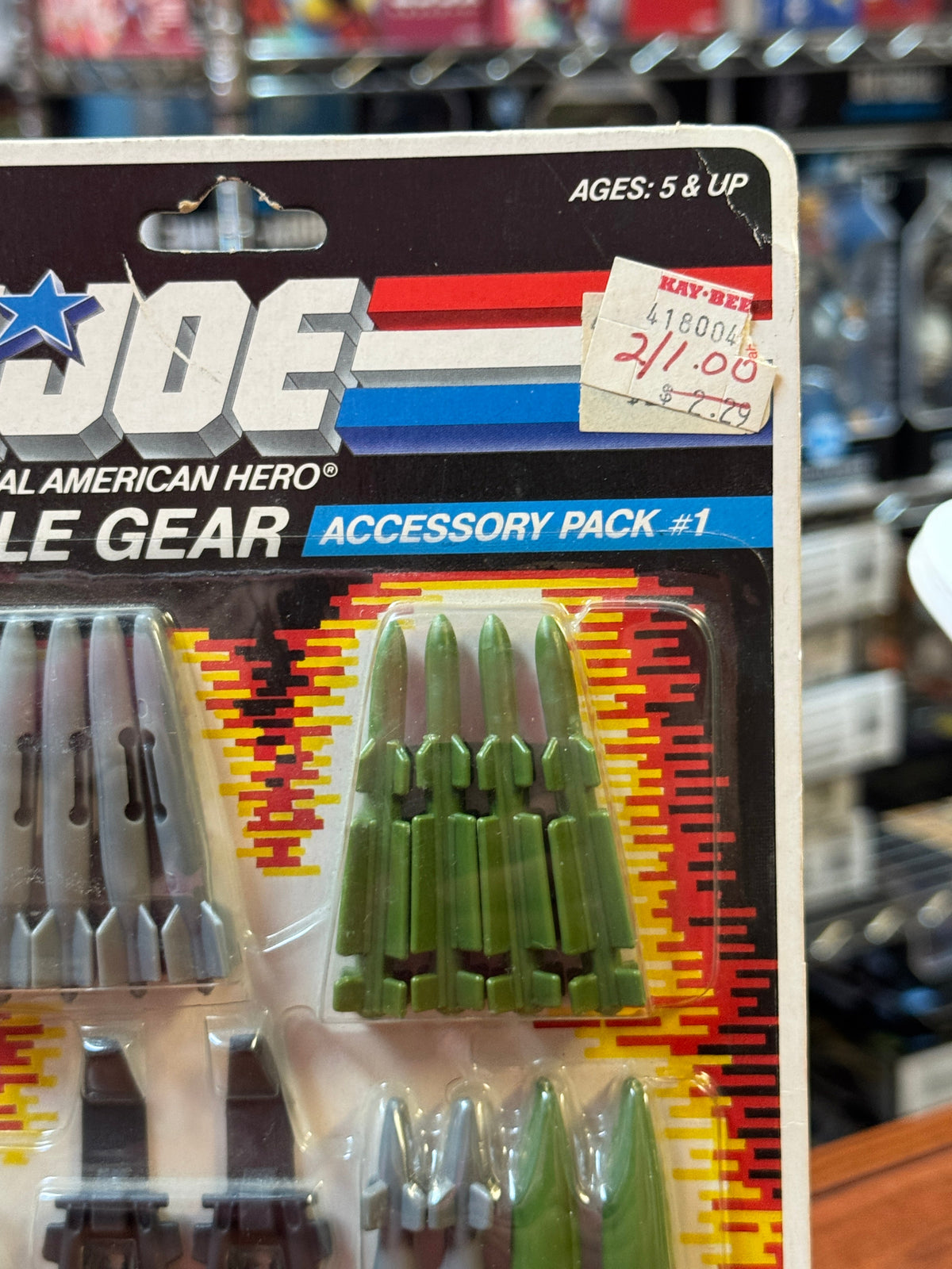 Accesory Pack 8258 (Vintage GI Joe, Hasbro) SEALED