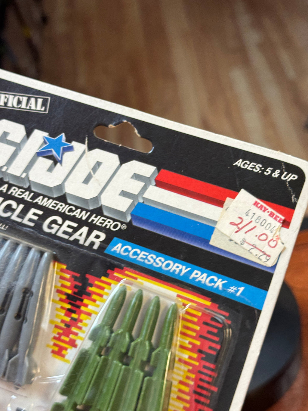 Accesory Pack 8258 (Vintage GI Joe, Hasbro) SEALED