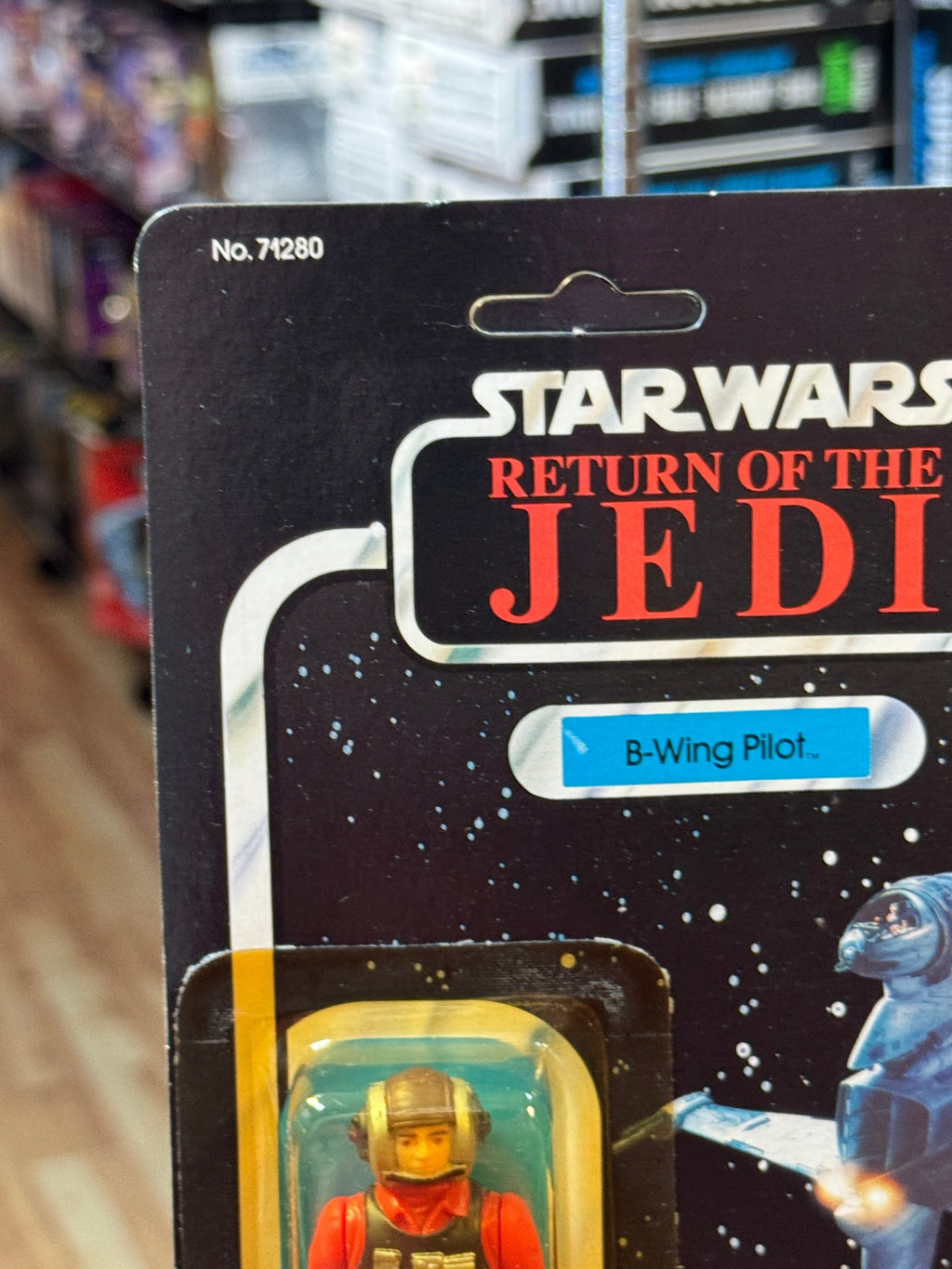 B Wing Pilot ROTJ 77 Back (Vintage Star Wars, Kenner) SEALED