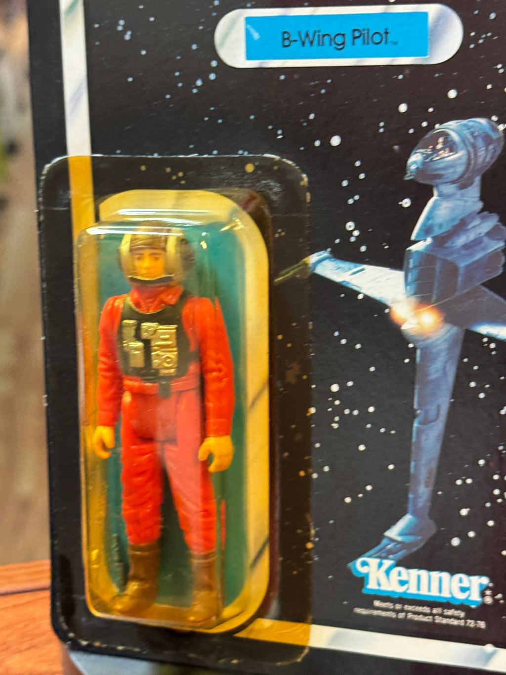 B Wing Pilot ROTJ 77 Back (Vintage Star Wars, Kenner) SEALED
