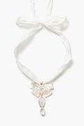 Chan Luu Big Bow Ribbon Necklace