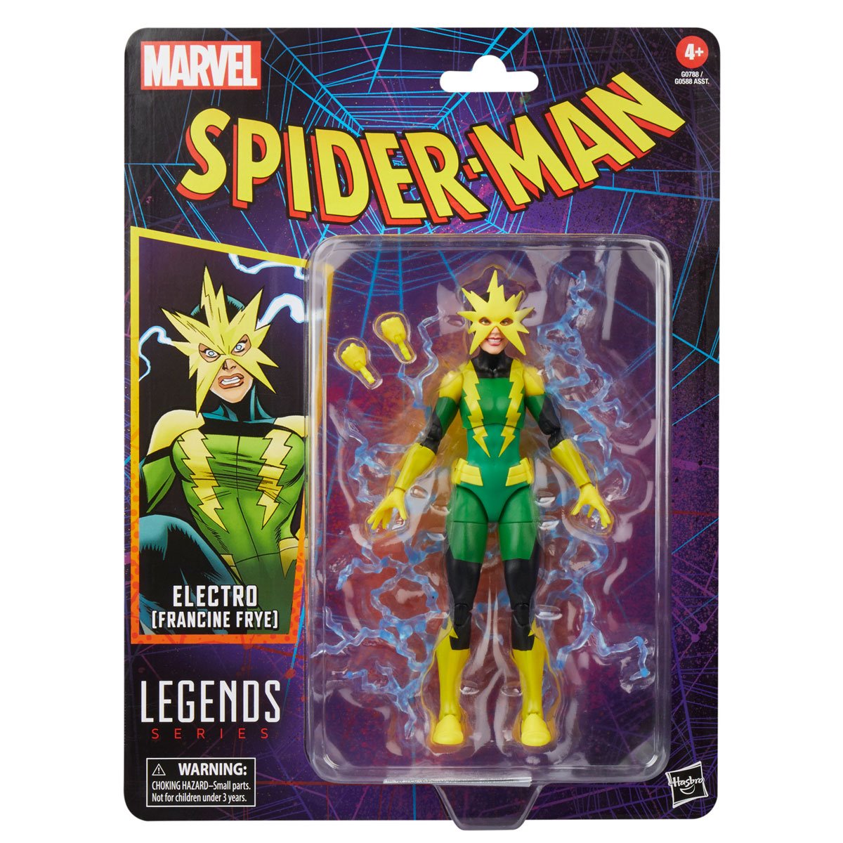 Electro Francine Frye (Marvel Legends Retro, Hasbro)