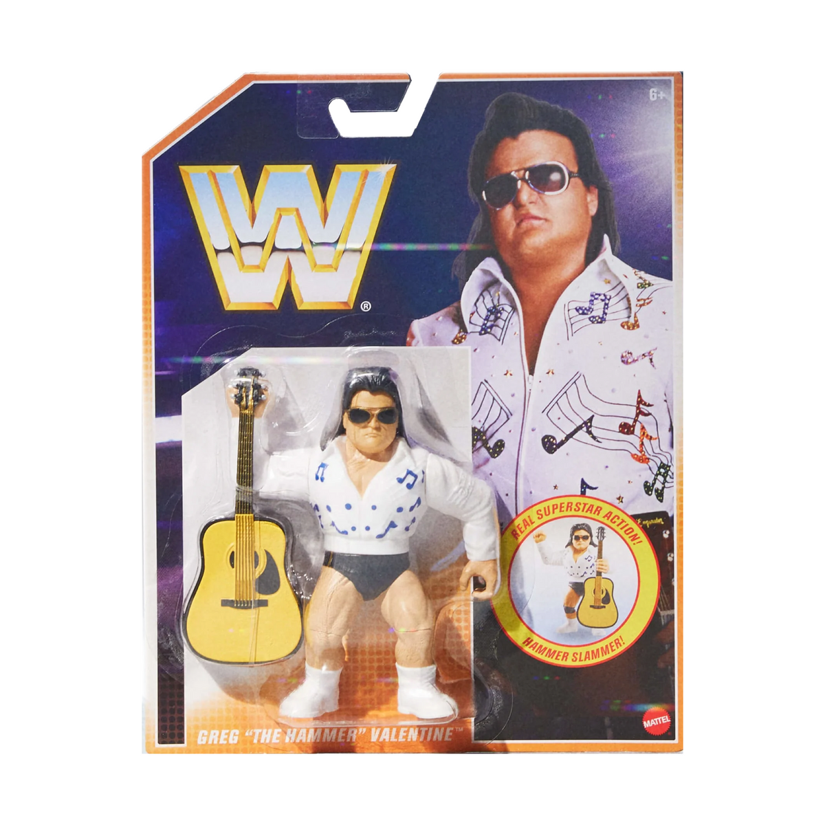 Rhythm & Blues Greg The Hammer Valentine (WWE Retro, Mattel) SEALED
