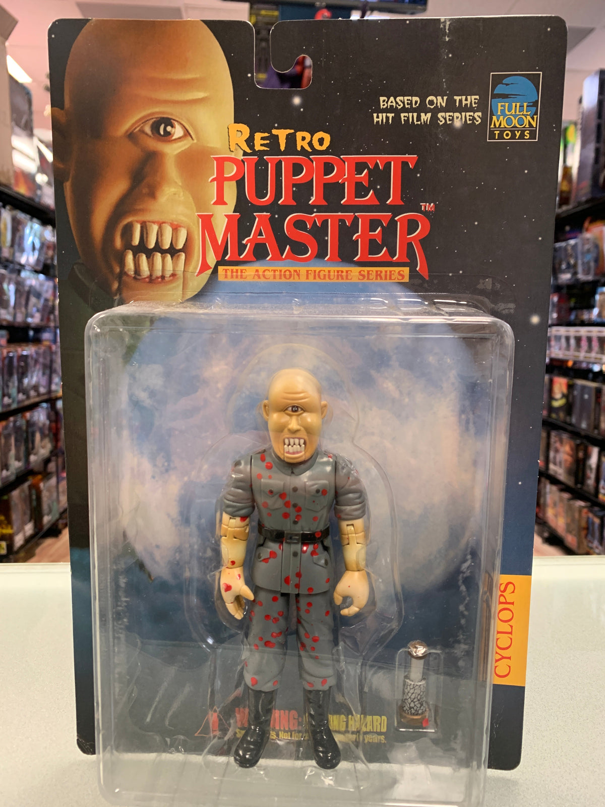 Cyclops Variant (Vintage Retro Puppet Master, Full Moon Toys)