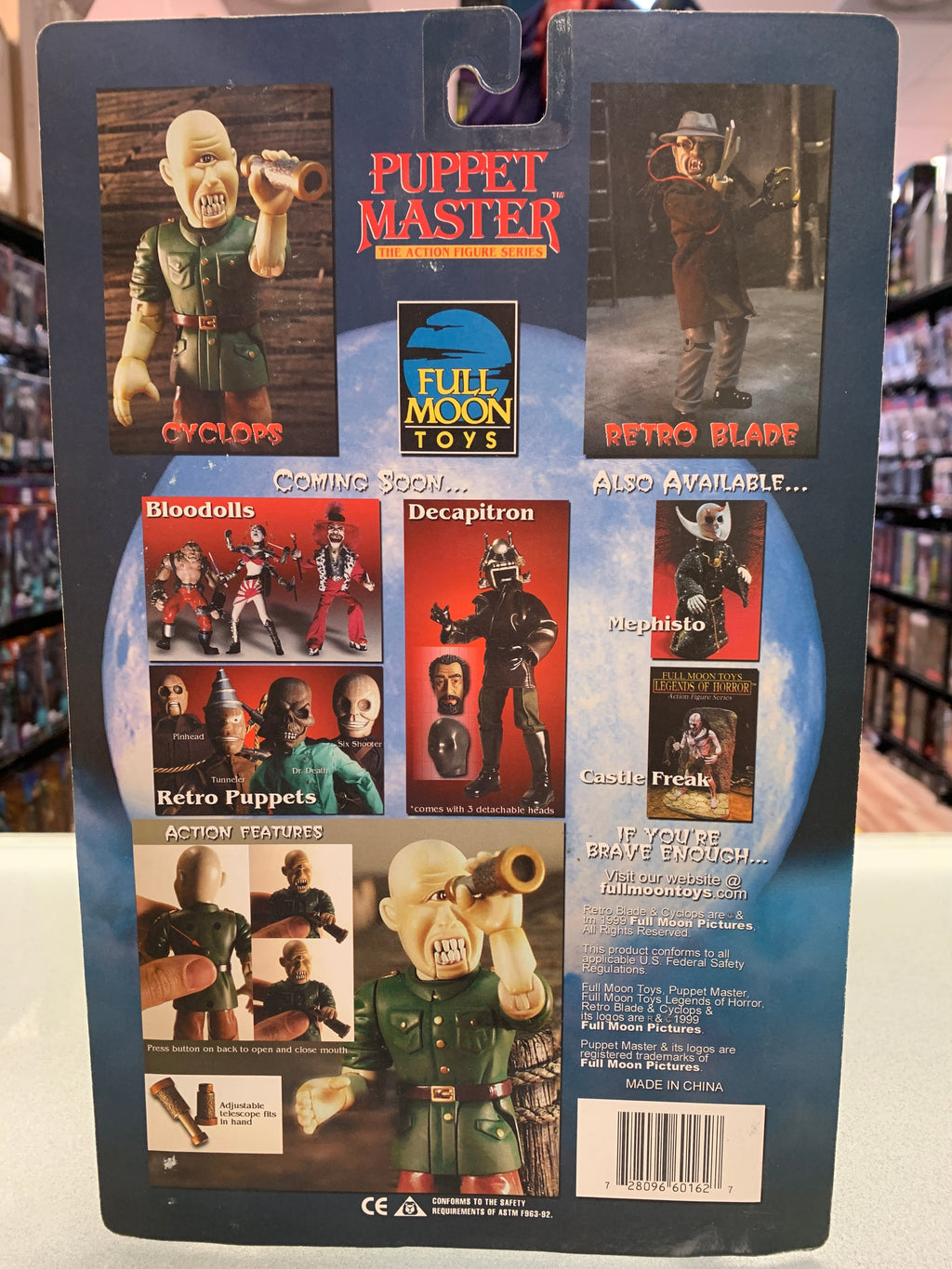 Cyclops Variant (Vintage Retro Puppet Master, Full Moon Toys)