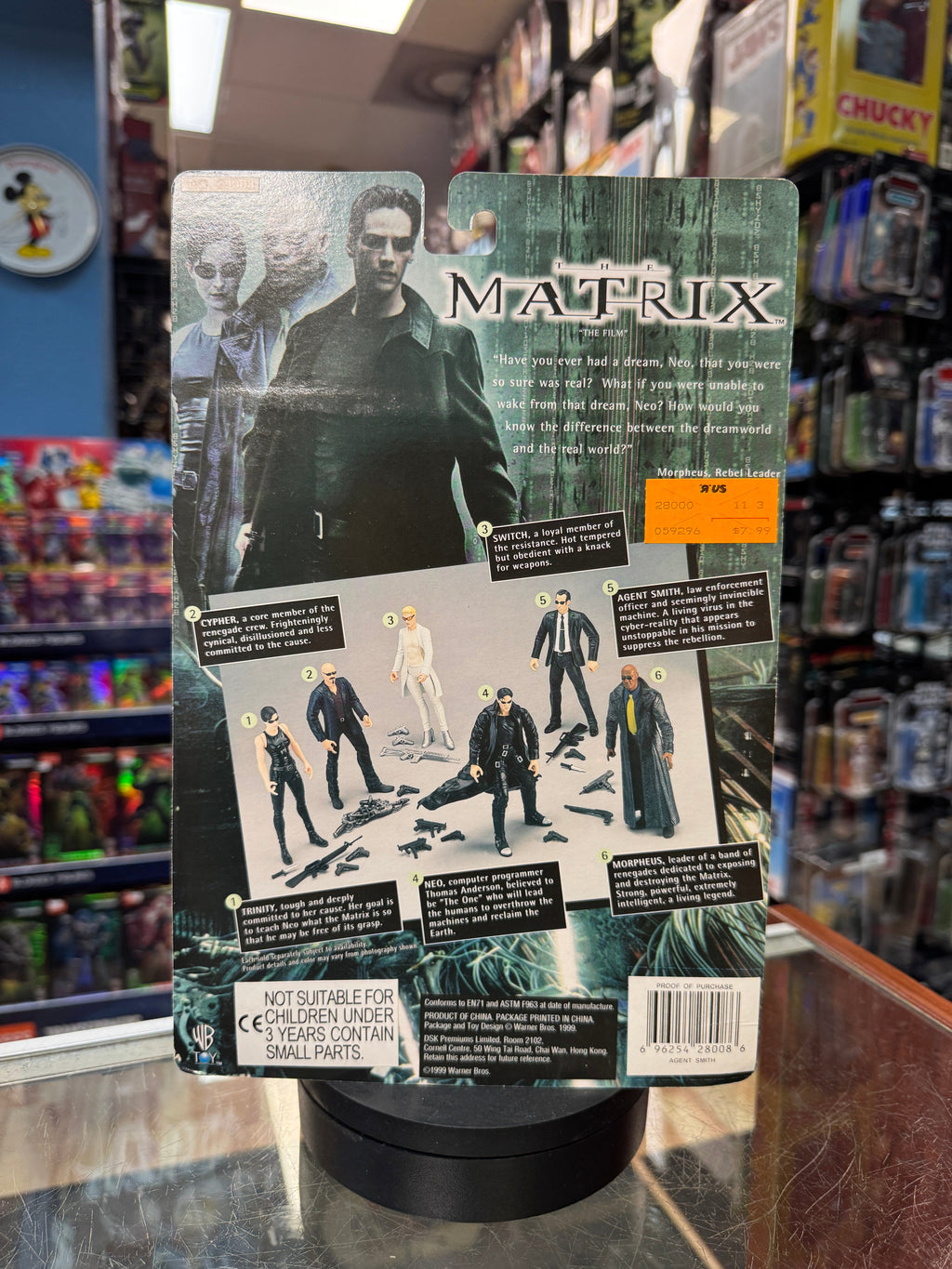 Agent Smith (Vintage Matrix, N2 Toys) SEALED