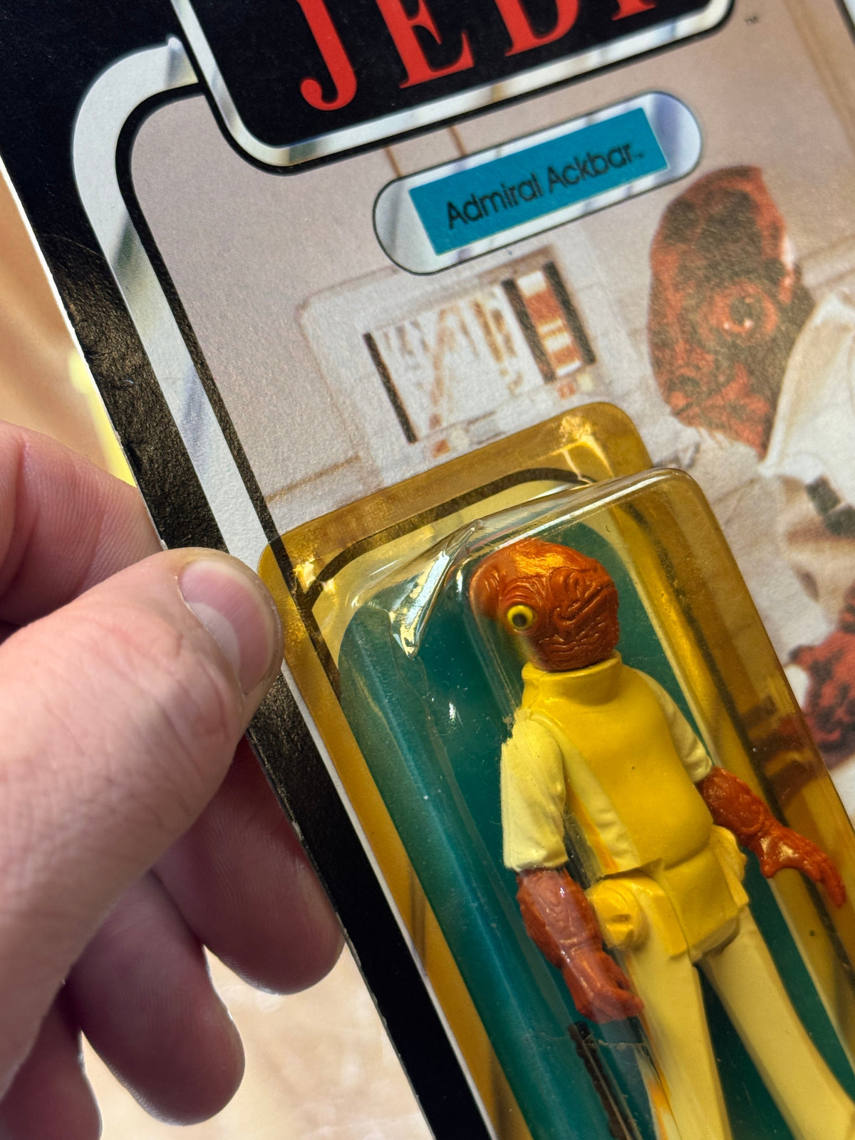 Admiral Ackbar ROTJ 9800 (Vintage Star Wars, Kenner) **SEALED**