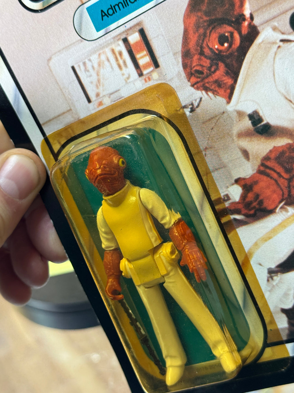 Admiral Ackbar ROTJ 9800 (Vintage Star Wars, Kenner) **SEALED**