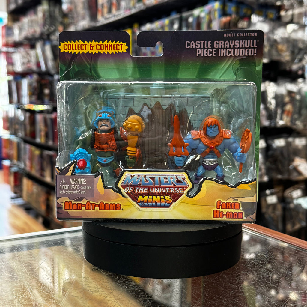 Man-At-Arms & Faker He-Man (Mattel, Mini MOTU) **SEALED**