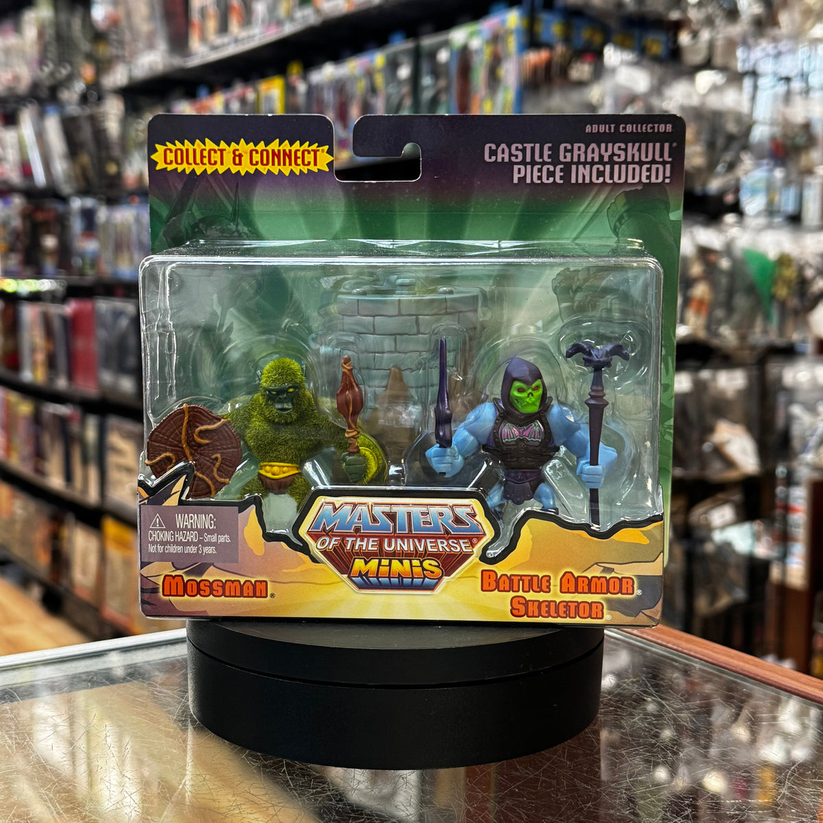 Mossman & Battle Armor Skeletor (Mattel, Mini MOTU) **SEALED**