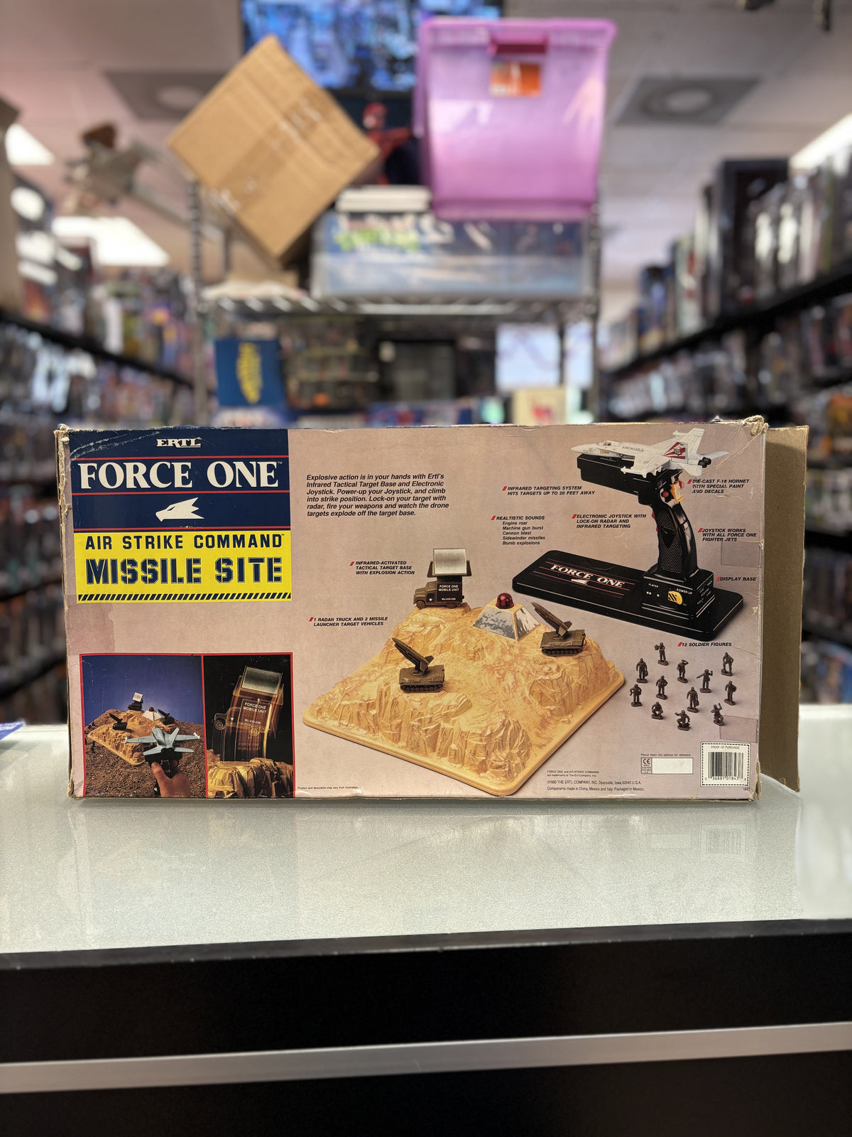 Air Strike Command Missle Site (Vintage Force One, ERTL) OPENED