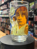 Luke Bio with Obi Wan Glass Cup (Vintage Star Wars, Burger King)